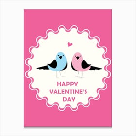 Happy Valentine'S Day Happy Valentines Day Valentines Day Canvas Print