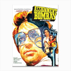 Assignment Bombay, Movie Poster Canvas Print