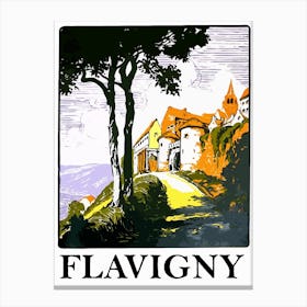 Flavigny, France Canvas Print
