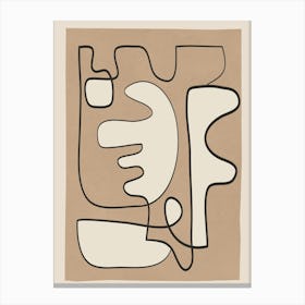 Contours of Thought 3 Canvas Print