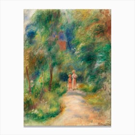 Two Figures On A Path (1906), Pierre Auguste Renoir Canvas Print