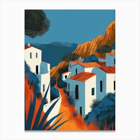 Village In Spain Canvas Print