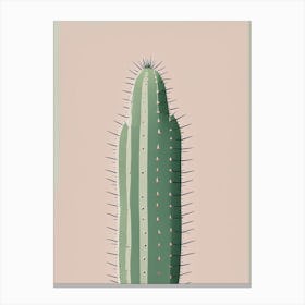 Nopal Cactus Simplicity 2 Canvas Print