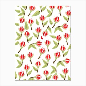 Roses pattern Canvas Print