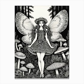 woodland fairy Canvas Print