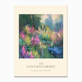 Cottage Garden Poster Wild Garden 2 Canvas Print