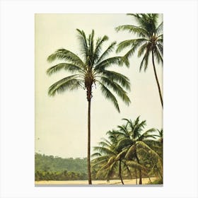 Kudle Beach Karnataka India Vintage Canvas Print