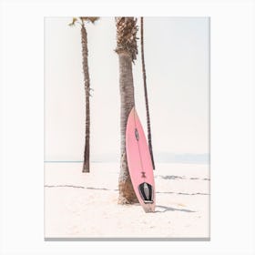 Pink Surf Canvas Print
