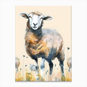 Sheep In The Field Canvas Print Canvas Print