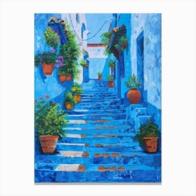 Chefchaouen Blue Canvas Print