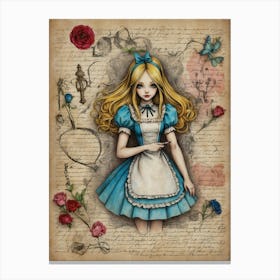 Alice In Wonderland Canvas Print