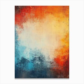 Abstract Colorful Grunge Texture Canvas Print