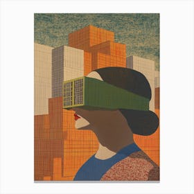 Vr Glasses Minimal 30s Art Print Canvas Print