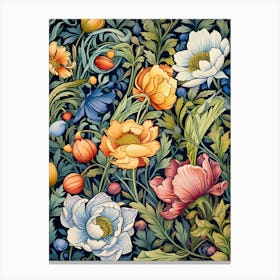 Floral Wallpaper 25 Canvas Print