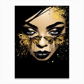 Butterfly Girl 1 Canvas Print