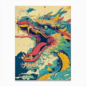 Dragon Painting Canvas Print