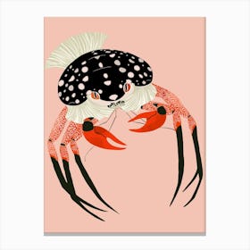 Vivid Crab Canvas Print