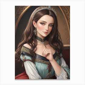 Portrait Of A Princess Canvas Print