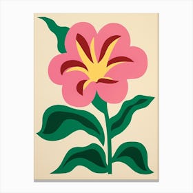 Cut Out Style Flower Art Lily 5 Canvas Print