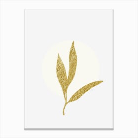 Gold Leaf 2 Canvas Print