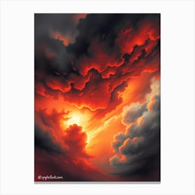 Stormy Sky Canvas Print