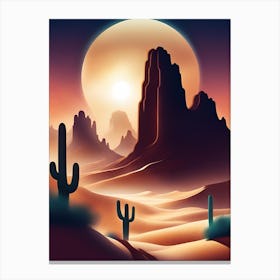 Desert Landscape 2 Canvas Print