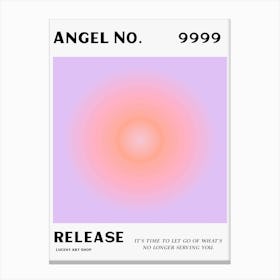 Angel Number 999 Release Canvas Print