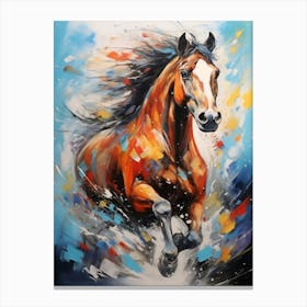 Horse Running Canvas Print