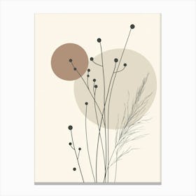 Sand And Grass Canvas Print