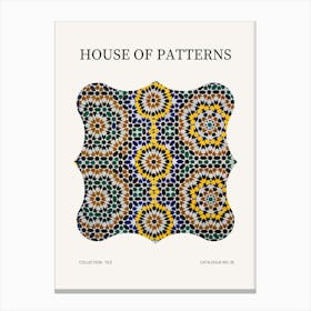 Tile Pattern Poster 37 Canvas Print