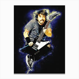 Spirit Of Dave Grohl Foo Fighters Jump Canvas Print