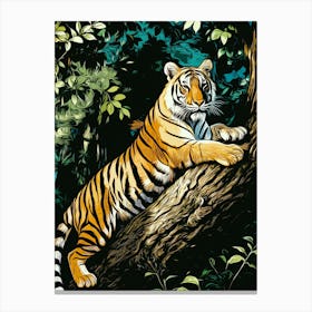 Nature Tiger Animal Canvas Print