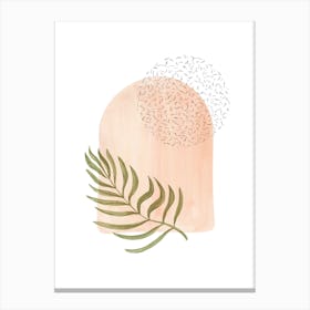 Watercolor Leaf Canvas Print