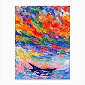 Basking Shark Matisse Inspired Canvas Print