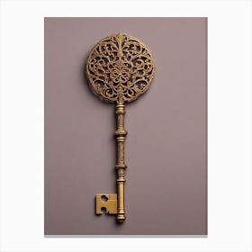 Vintage Key Canvas Print