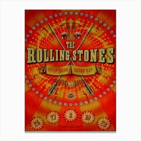 Rolling Stones Bgp 215 Oakland 1999 Concert Poster Canvas Print