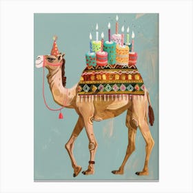 Birthday Camel 2 Canvas Print