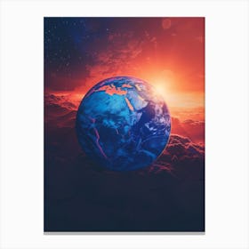 Earth In The Sky Canvas Print