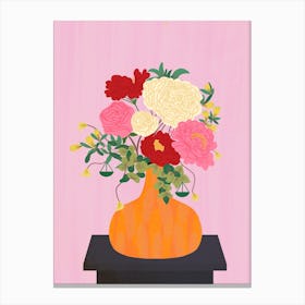 Flowers For Libra Canvas Print