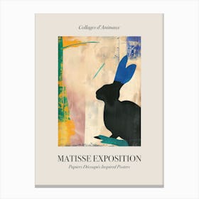 Rabbit 4 Matisse Inspired Exposition Animals Poster Canvas Print