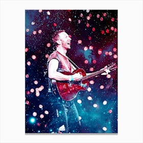 Chris Martin cold play music band 2 Canvas Print