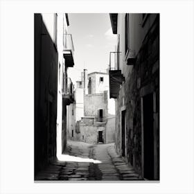 Split, Croatia, Photography In Black And White 3 Canvas Print