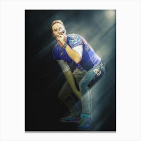 Superstars Of Chris Martin Live In Performs Canvas Print