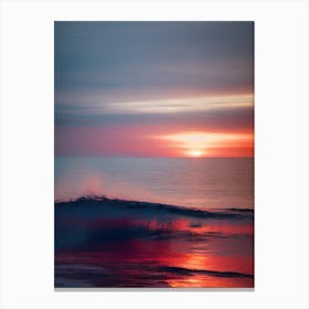 Sunset At The Beach 324 Canvas Print