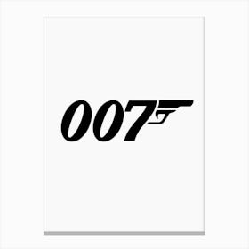 007 james bond Canvas Print