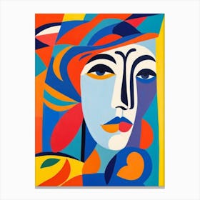 Woman'S Face 11 Canvas Print