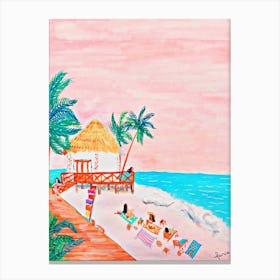 My Friends In Holbox Canvas Print