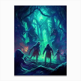 Dark Forest 1 Canvas Print