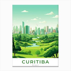 Brazil Curitiba Travel Canvas Print