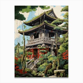 Shinto Shrines Japanese Style 2 Canvas Print